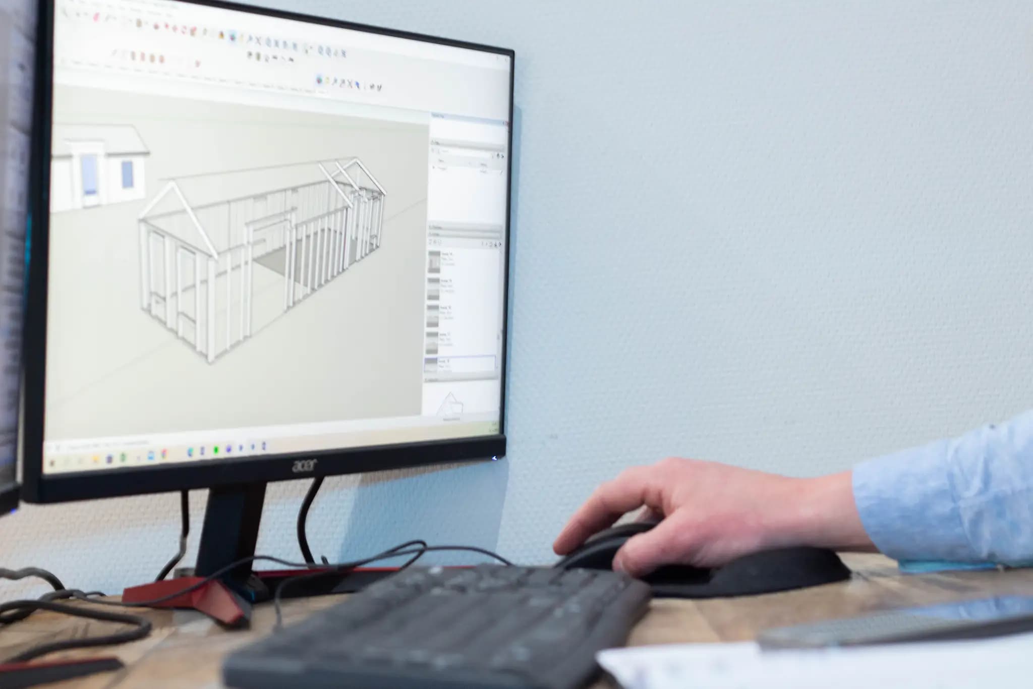 Tekenen van een mantelzorgwoning
