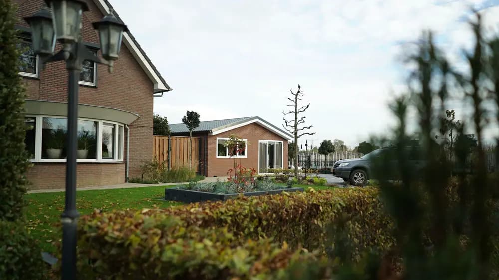 Kangoeroewoning vanaf voorkant